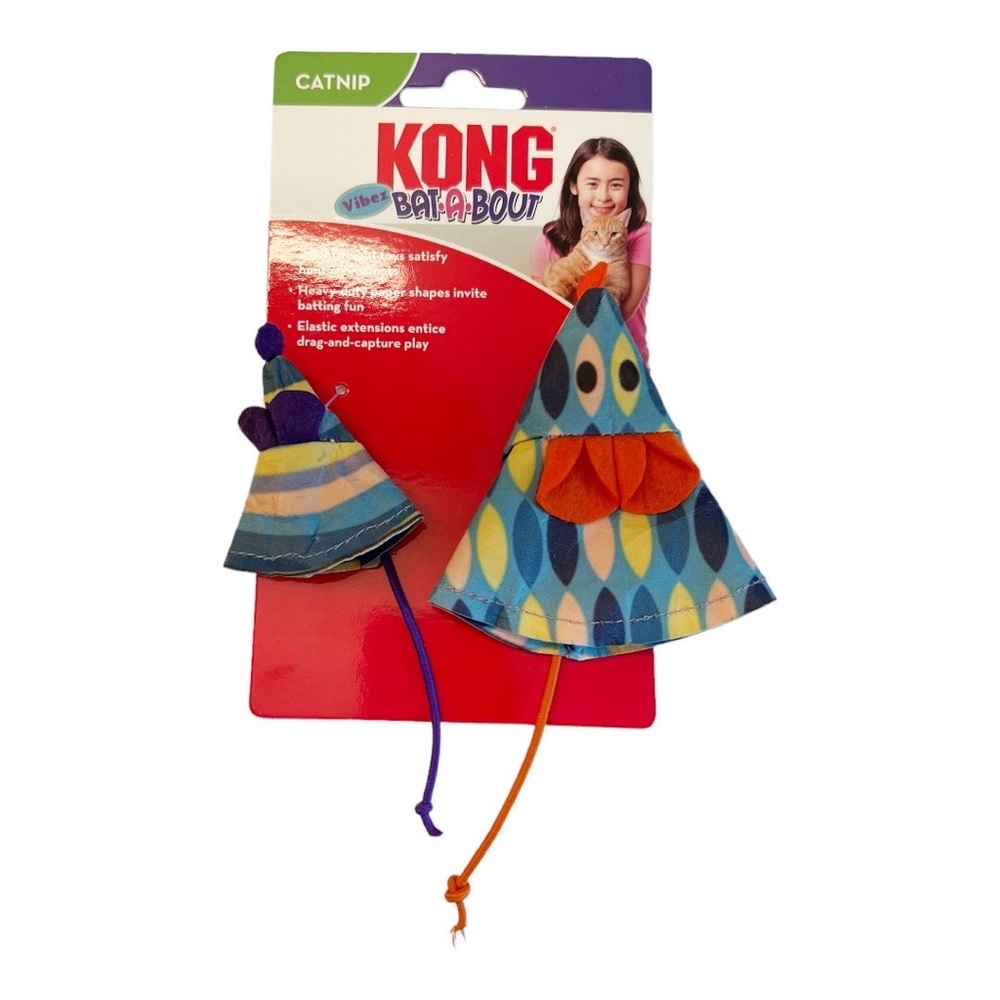Kong Bat-a-Bout Catnip Paper Mouse Toys